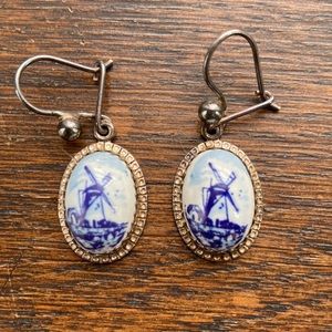 Cute windmill earrings